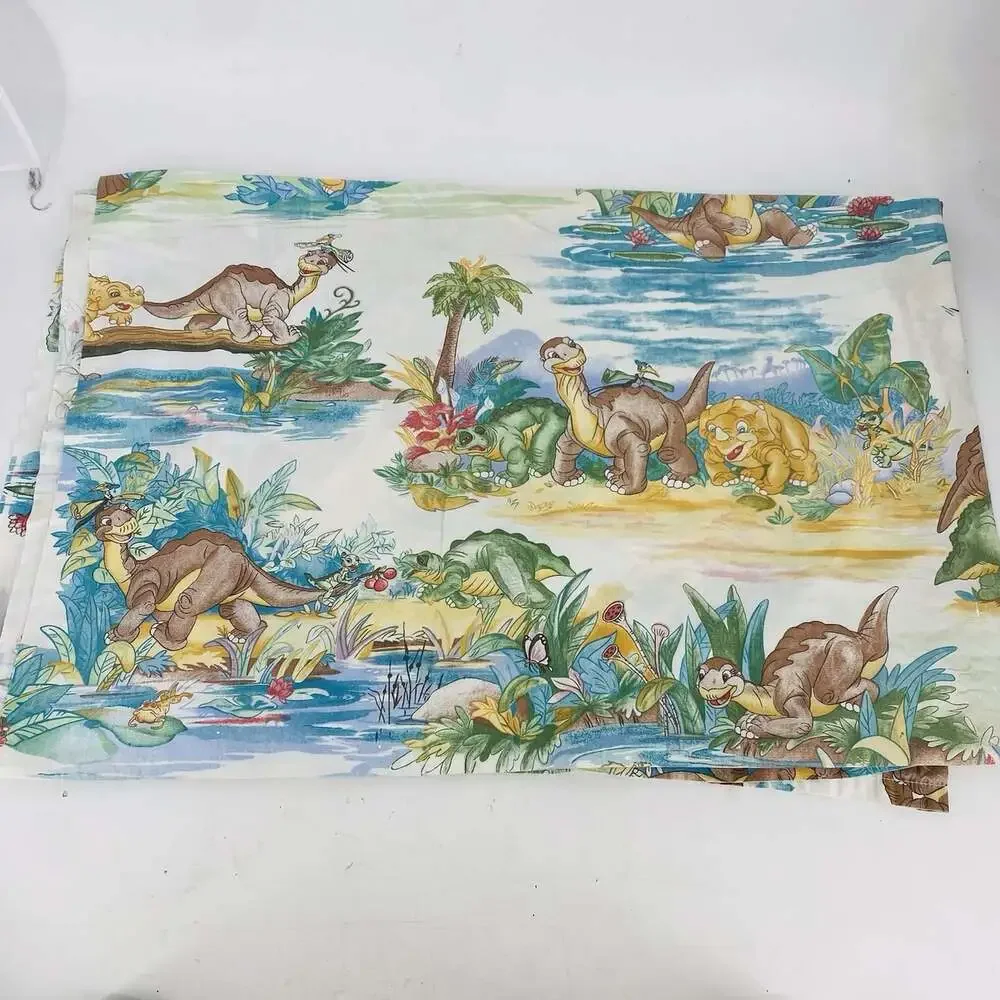 VTG 1987 Land Before Time Twin Bedding Sheet & Comforter Set 4 Pc JC Penney USA